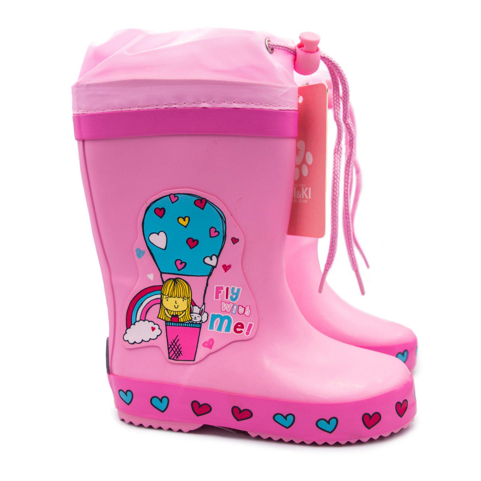 Резиновые сапоги для девочки TOM.M MV-1332 р. 22 Розовый