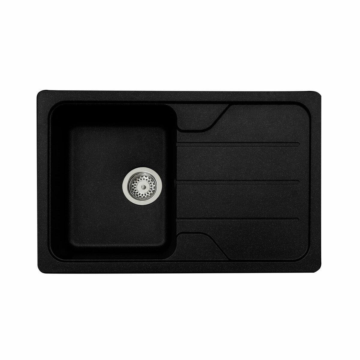 Мойка для кухни гранитная Platinum 7850 VERONA Черный металлик (PLTM-SP000025162) Мойка для кухни гранитная Platinum 7850 VERONA Черный металлик (PLTM-SP000025162)