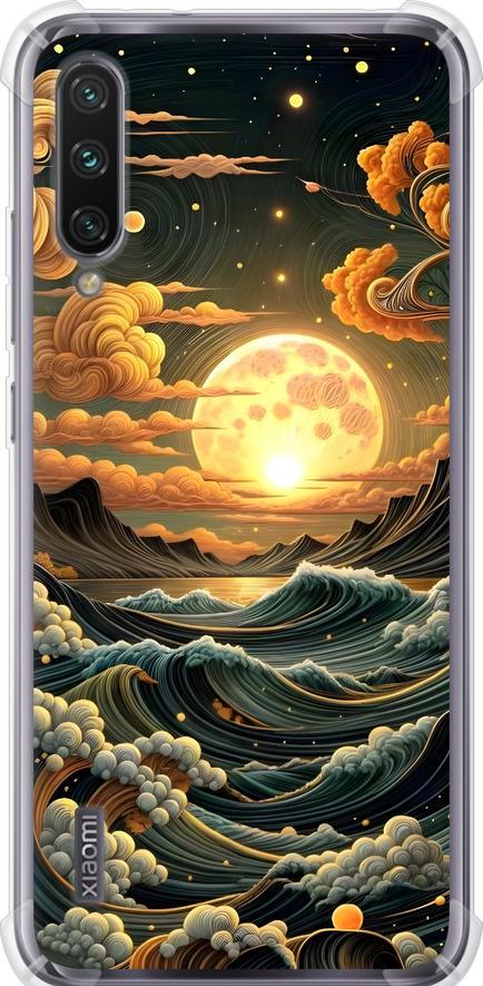 Чехол на Xiaomi Mi A3 Арт волны (6332sp-1737-42517)