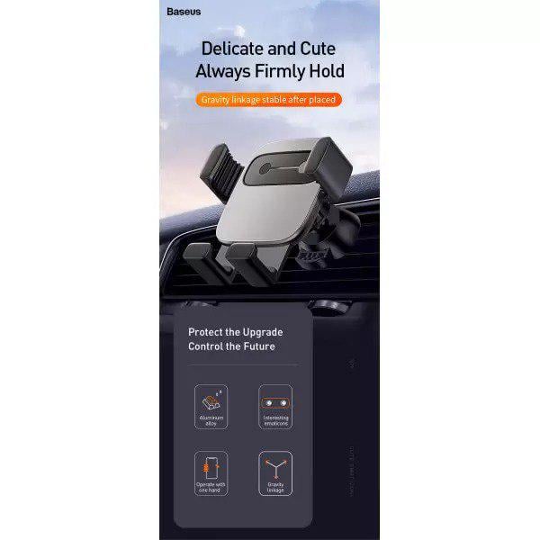 Автомобильный держатель для телефона BASEUS Cube Gravity Vehicle-Mounted Holder Silver (SUYL-FK0S) - фото 11 Автомобильный держатель для телефона BASEUS Cube Gravity Vehicle-Mounted Holder Silver (SUYL-FK0S) - фото 11