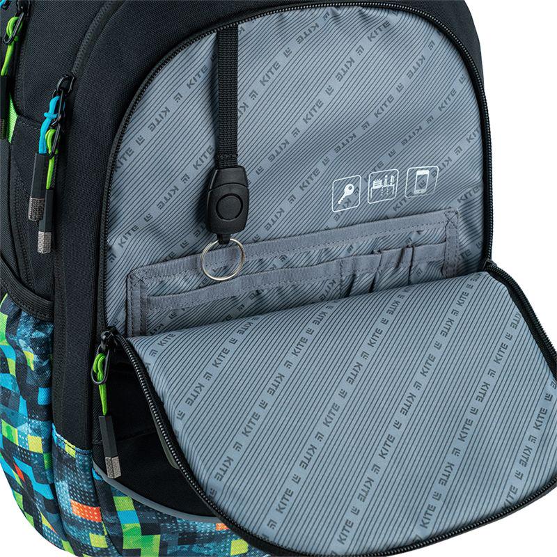 Школьный рюкзак KITE Education teens K24-727M-1 с анатомической спинкой (994439) - фото 6 Школьный рюкзак KITE Education teens K24-727M-1 с анатомической спинкой (994439) - фото 6