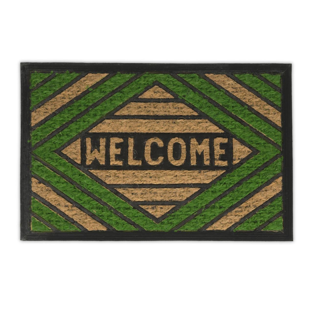 Коврик Relaxdays Welcome резина/кокосовое волокно 60x40 см (10039057) Коврик Relaxdays Welcome резина/кокосовое волокно 60x40 см (10039057)