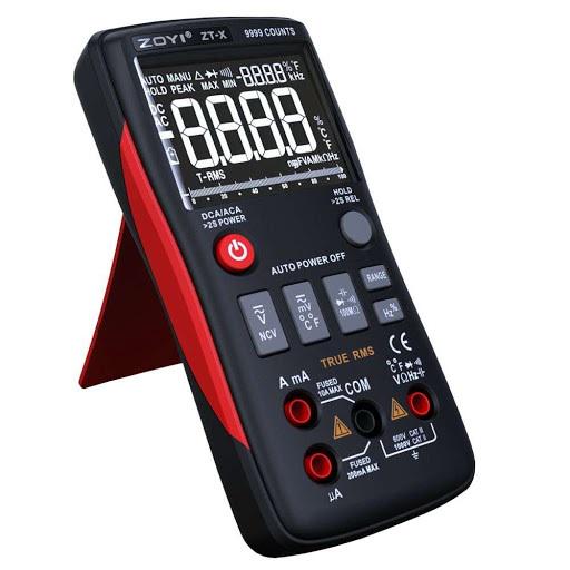 Мультиметр ZOYI ZT X с термопарой с функцией поиска проводки ANENG Q1 True RMS 9999 отсчетов (10964140) - фото 4