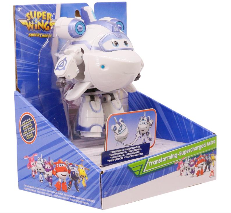 Дитяча ігрова фігурка Super Wings Transforming-Supercharge Astra (EU740313) - фото 5