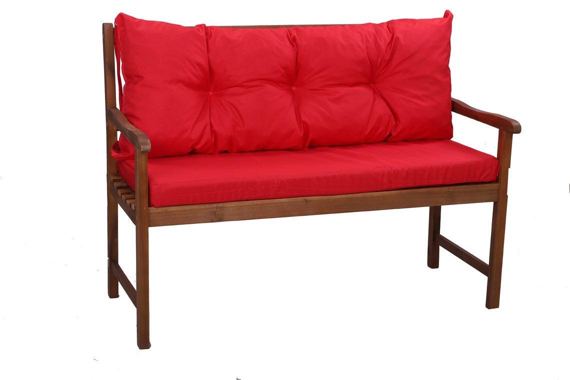 Набір подушок для палет FOX COMBI KrasivoDoma 120х70х10 см Червоний (26425159)