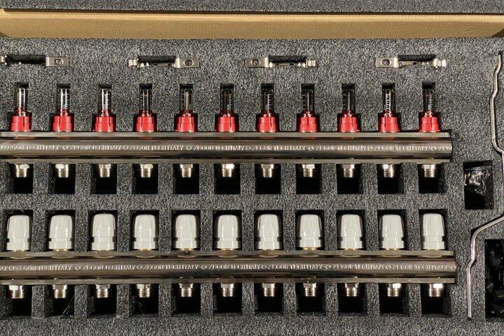 Колекторна група Zegor QS-18111 з витратомірами та євроконусам 1"х3/4" 11 виходів (13449345) - фото 5 Колекторна група Zegor QS-18111 з витратомірами та євроконусам 1"х3/4" 11 виходів (13449345) - фото 5