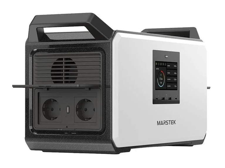 Зарядная станция MARSTEK MERCURY M1200 1030 Вт·ч 1800 Вт LiFePO4 UPS WiFi 2 розетки 230 В