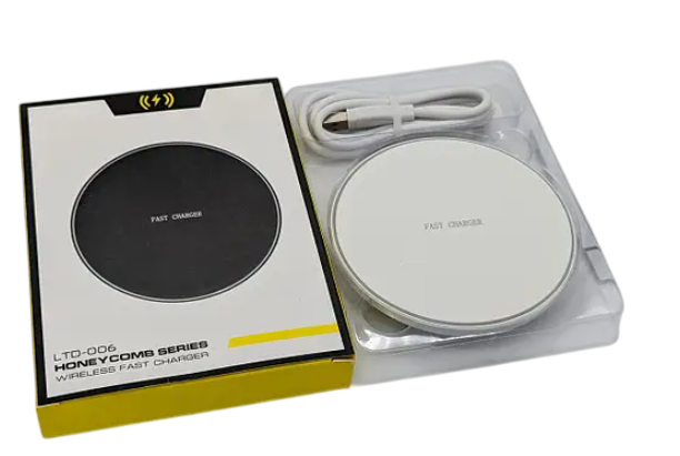 Зарядное устройство для Fast Charger LTD-006 беспроводное Белый (KG-7599) Зарядное устройство для Fast Charger LTD-006 беспроводное Белый (KG-7599)