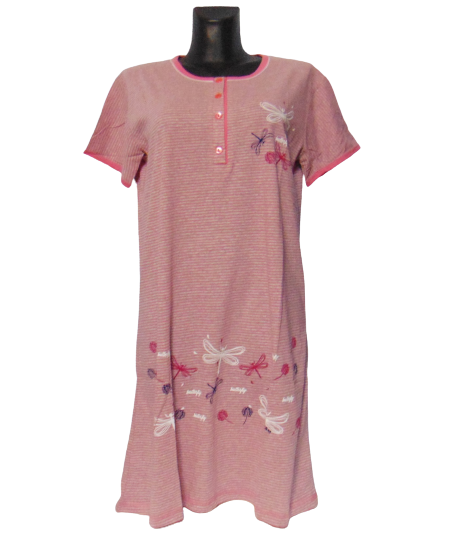 Ночная рубашка женская хлопковая MM Collection XL Розовый (1762010054)
