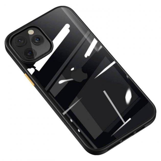 Чохол Usams Case for iPhone 12 Mini 5,4" Janz Series US-BH626 Black (44fcb6bc) - фото 7