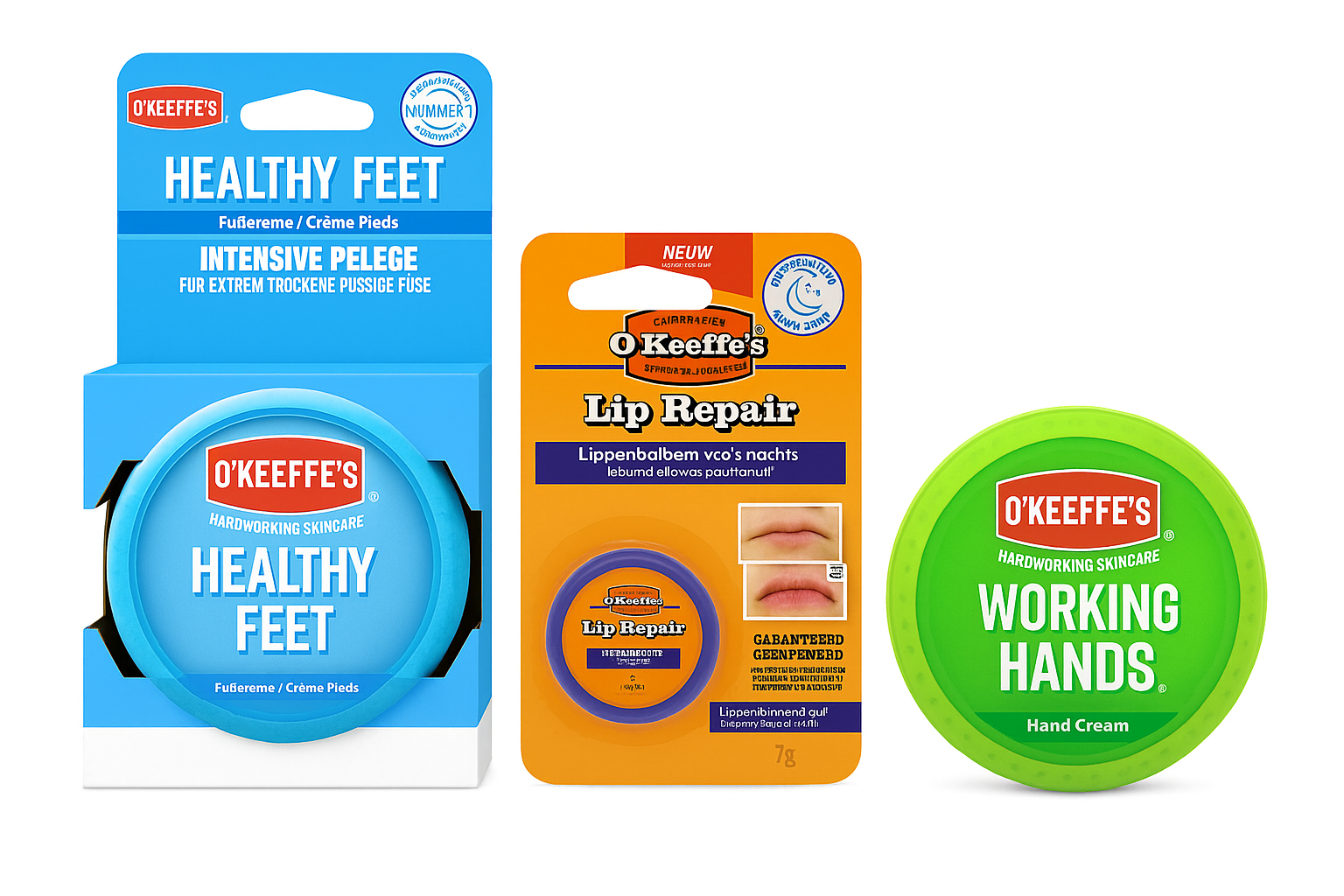 Подарочный набор O'Keeffe's крем для рук/крем для ног и бальзам маска для губ Working Hands/Healthy Feet/Lip Repair (2799786710) Подарочный набор O'Keeffe's крем для рук/крем для ног и бальзам маска для губ Working Hands/Healthy Feet/Lip Repair (2799786710)