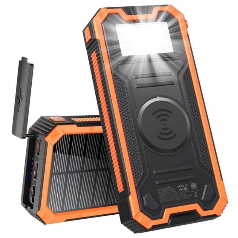 Повербанк автономный Solar 50000 мАч с подзарядкой от солнца и дополнительным LED-освещением (2104618804) - фото 5