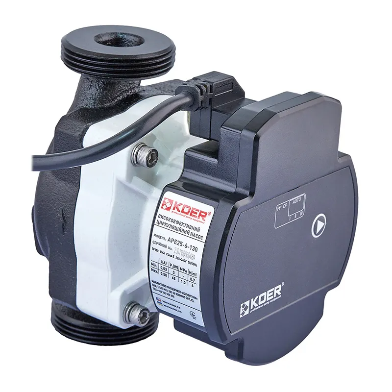 Насос циркуляционный KOER APE 25-6-130 45 Вт 220 В H 6 Q 48 л/мин (OL-KP3101) Насос циркуляционный KOER APE 25-6-130 45 Вт 220 В H 6 Q 48 л/мин (OL-KP3101)