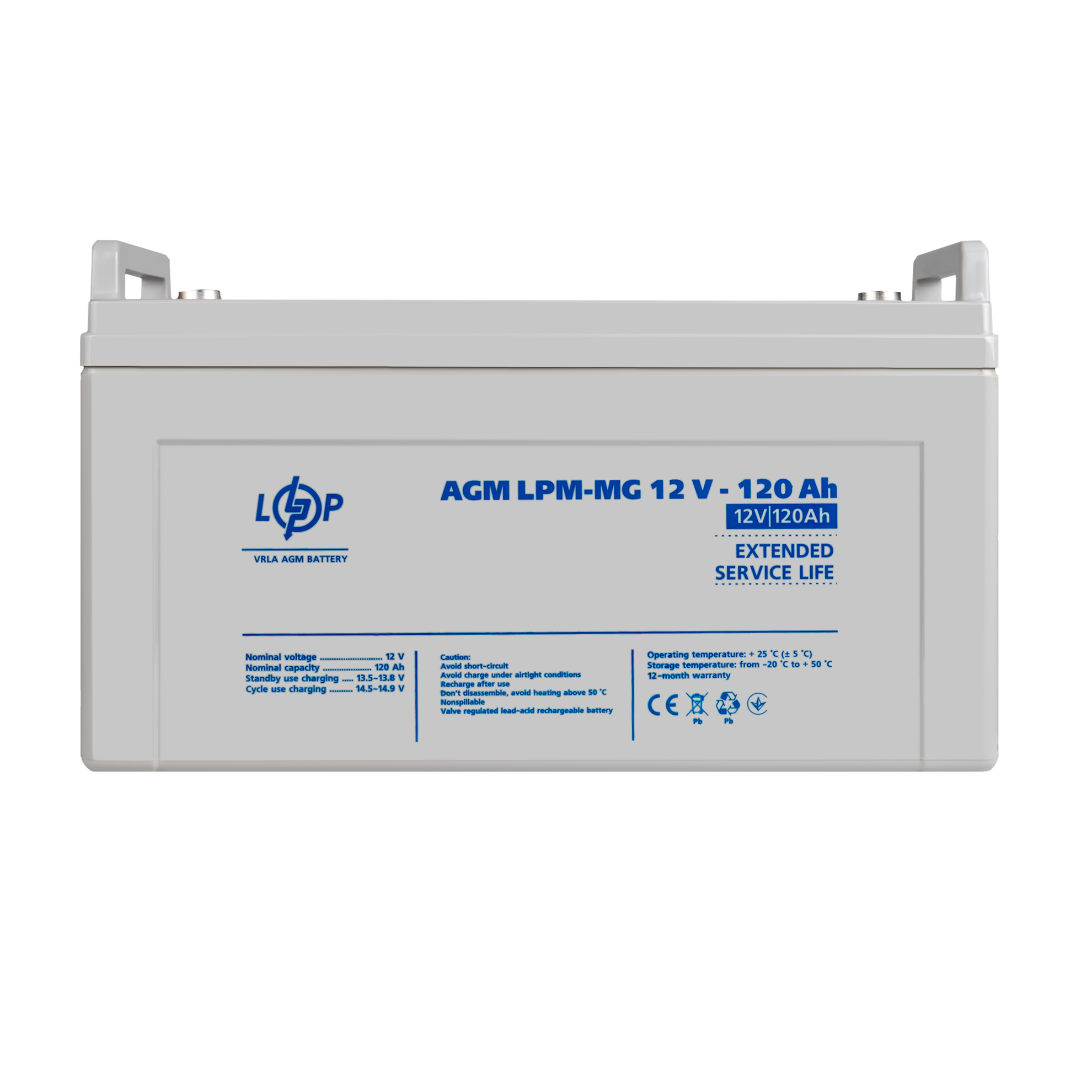 Акумулятор мультигелевий LogicPower LPM-MG 12V-120 Ah (26454476)
