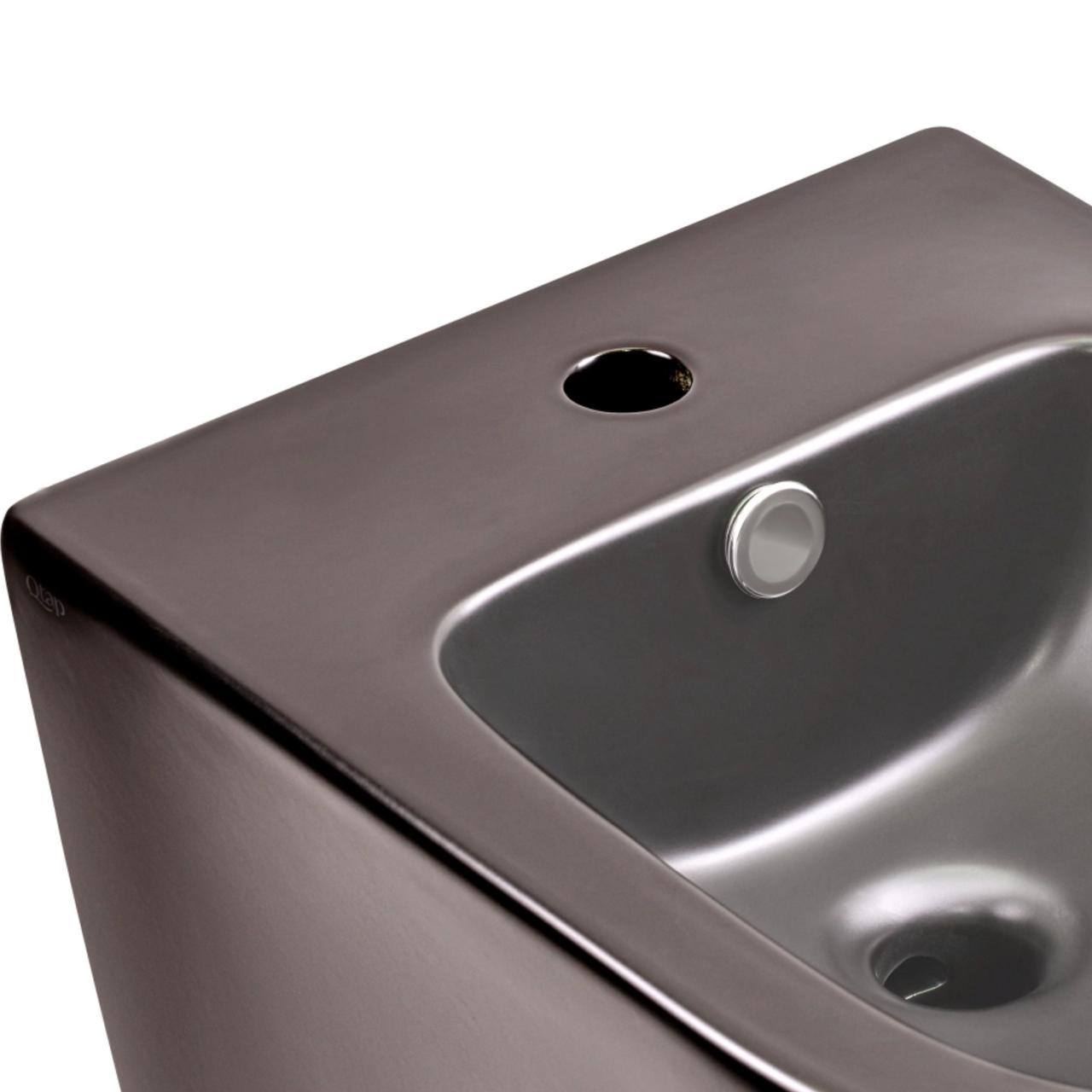 Комплект Qtap Scorpio 2в1 подвесной унитаз Ultra Quiet QT14332380AMB/биде подвесное QT1455053FMB Matt Black (2732970531) - фото 7 Комплект Qtap Scorpio 2в1 подвесной унитаз Ultra Quiet QT14332380AMB/биде подвесное QT1455053FMB Matt Black (2732970531) - фото 7