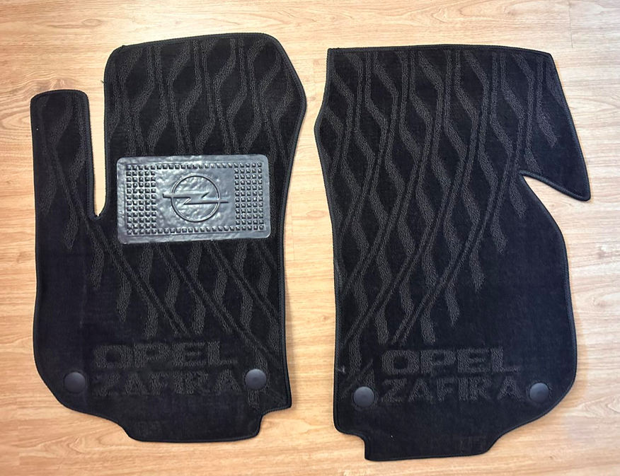 Коврики текстильные в авто Opel ZAFIRA на перед 2 шт. Черный (KG-7700) Коврики текстильные в авто Opel ZAFIRA на перед 2 шт. Черный (KG-7700)