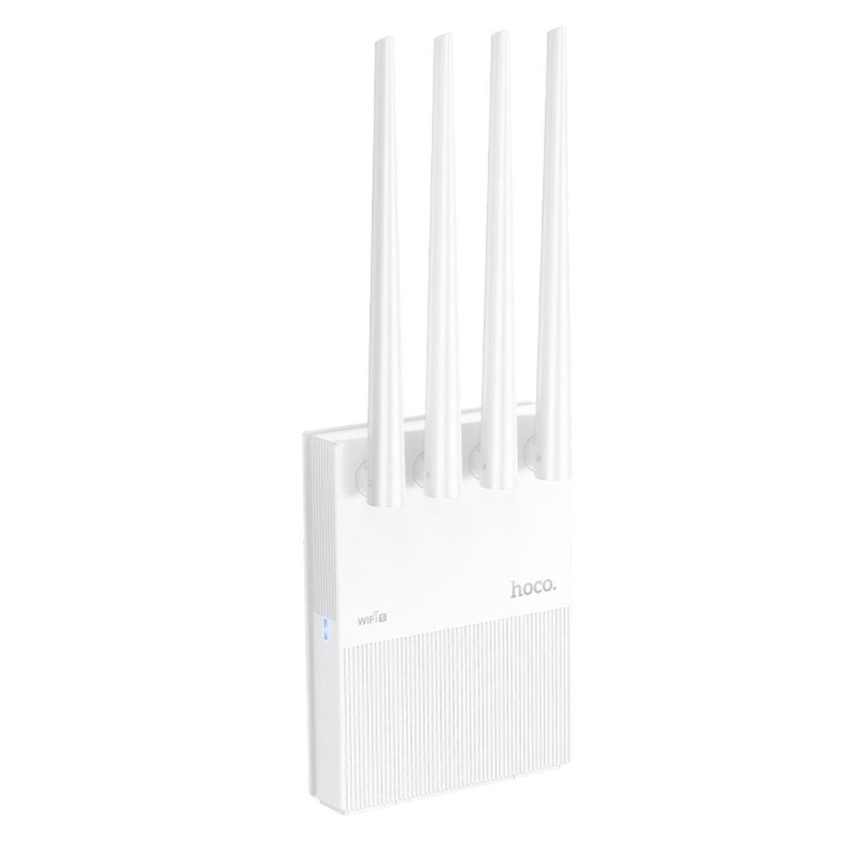 Маршрутизатор Hoco HI31 WiFi5 Wireless Router EU 1xWAN RJ45 3xLAN RJ45 White (6942007640718) - фото 3