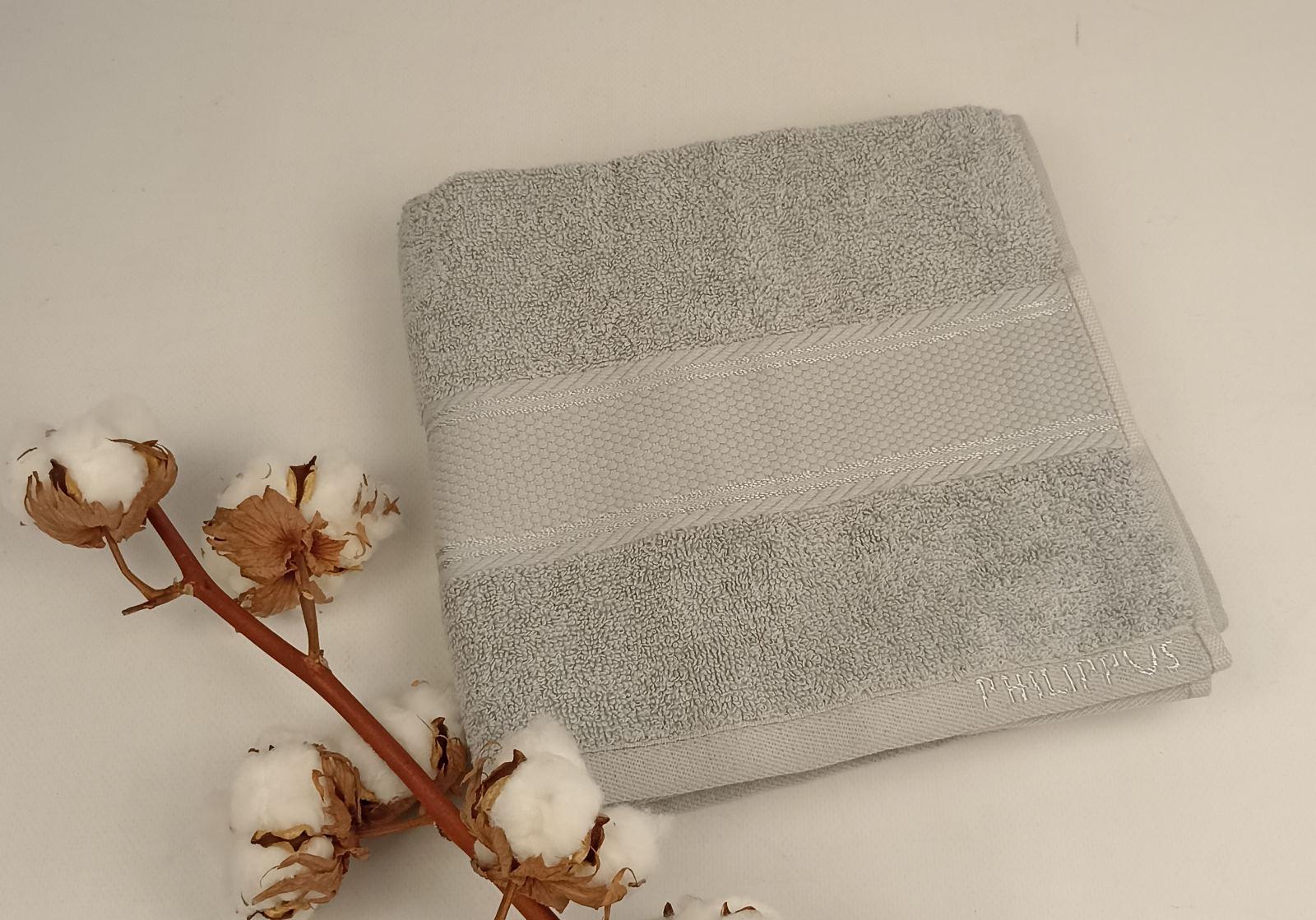 Полотенце Philippus Soft Collesium Cotton 50х90 см Светло-Серый (ЕA071)