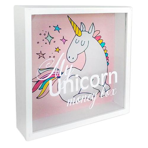 Копилка для денег My unicorn money box Единорог 22x22x5 см деревянная (KOP_18D004)