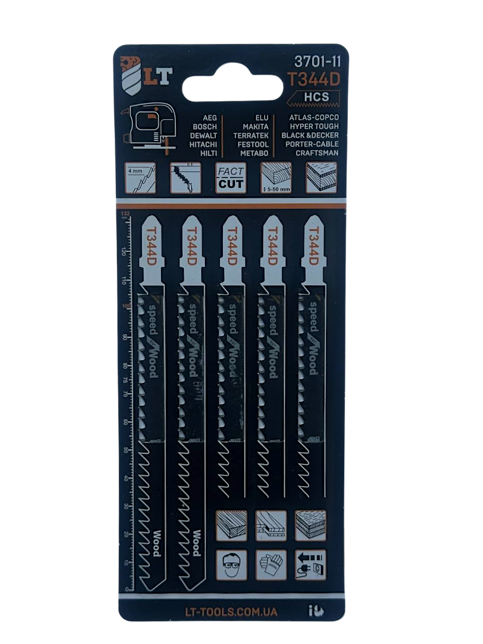 Полотно для электролобзика LT Т344 D 5 шт. (23132921) Полотно для электролобзика LT Т344 D 5 шт. (23132921)
