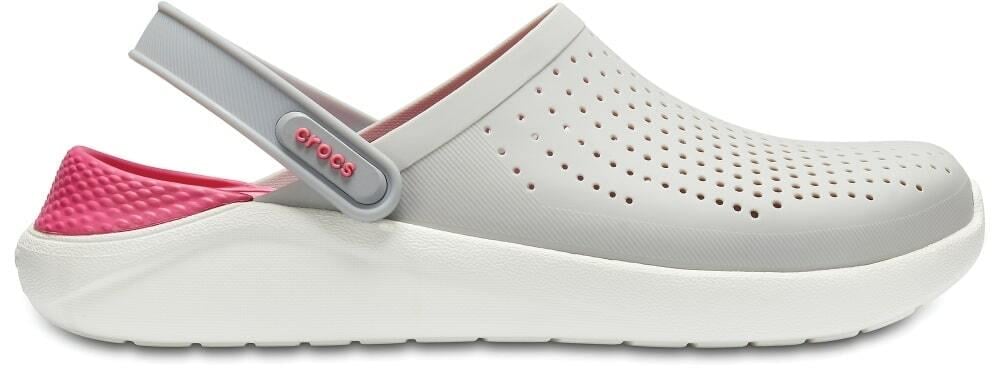 Сабо Crocs LiteRide™ Clog Pearl/White M6-W8 р. 38 24,1-24,8 см Сіро-малиновий (32152601)