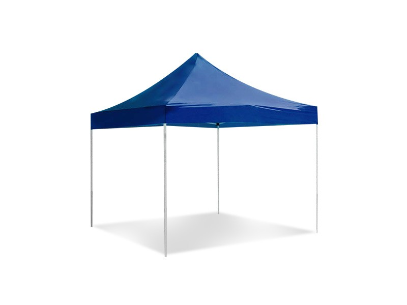 Палатка раздвижная с каркасом гармошкой брезент с прорезиненной пропиткой ПВХ 2х2 м Синий (opt-14573)