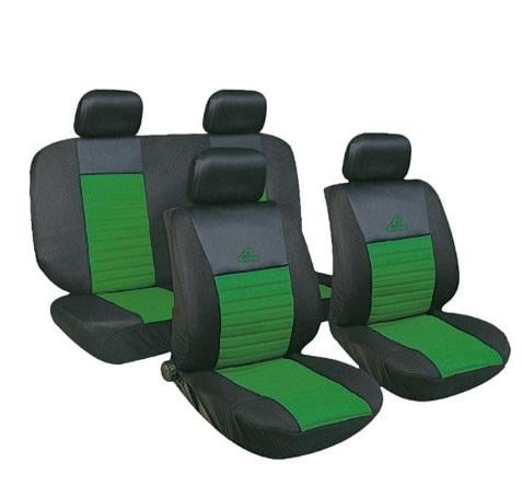 Чехлы Tango 24022 MILEX и чехол руля с 2 чехлами на ремне безопасности Зеленый (621760)