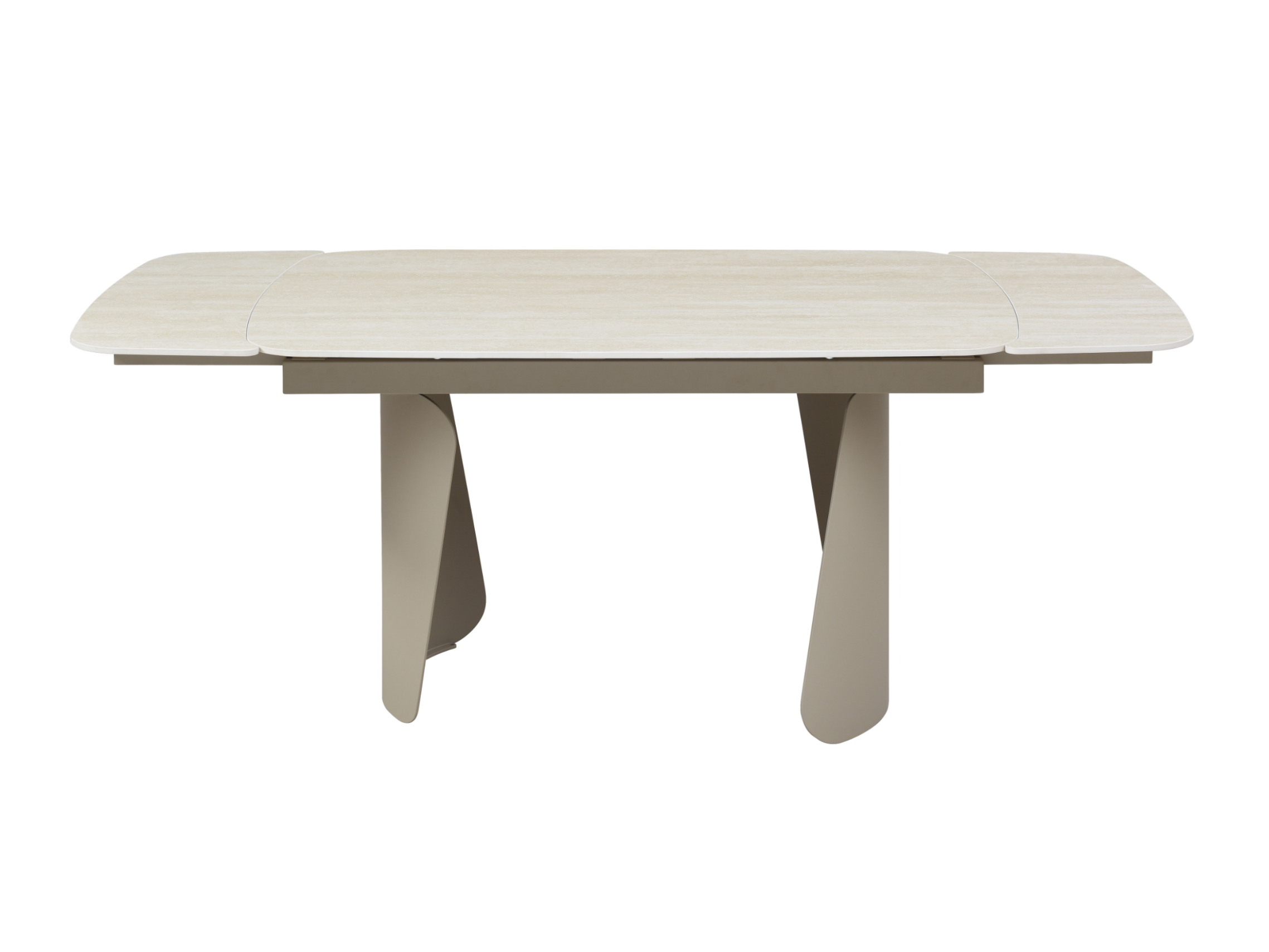 Обідній стіл розсувний Vetro Mebel Нардо 1400/2000х900x760 мм Крема марфіль/Бежевий TМL-1270) - фото 3 Обідній стіл розсувний Vetro Mebel Нардо 1400/2000х900x760 мм Крема марфіль/Бежевий TМL-1270) - фото 3