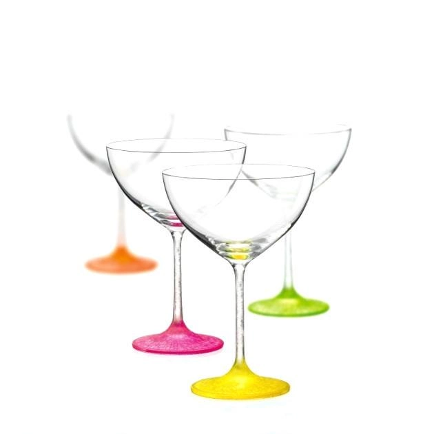 Набор бокалов для вина Bohemia Neon Frozen 340 мл 4 шт. (40751/340S/D4896)