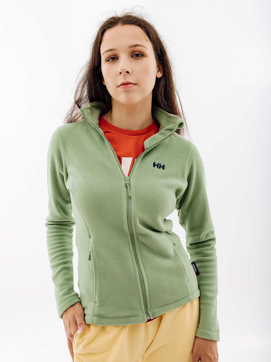 Кофта жіноча Helly Hansen W DAYBREAKER FLEECE JACKET S Зелений (7d51599-406 S)