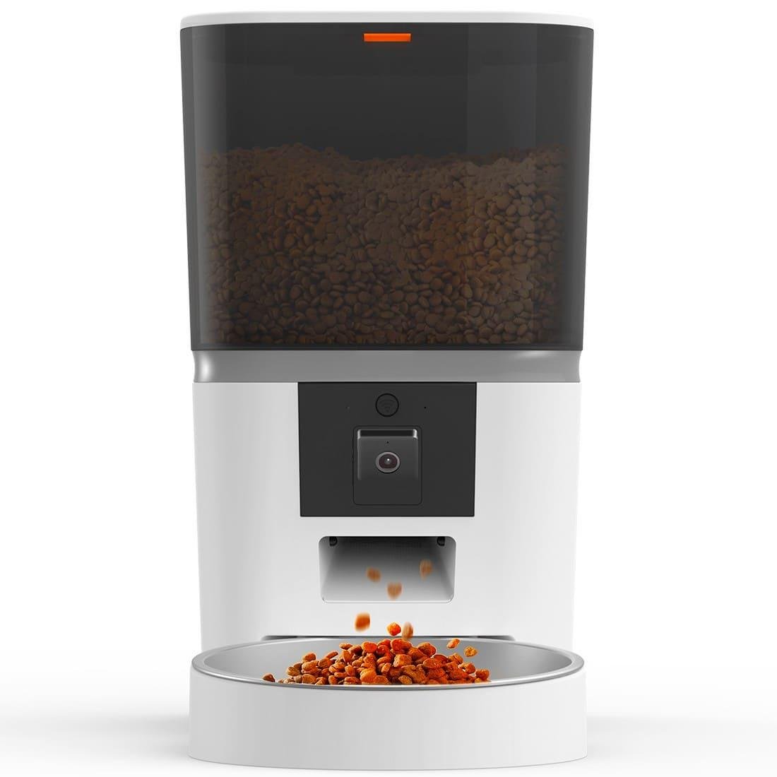 Годівниця для котів і собак автоматична TikPaws QQ009 з відеокамерою та Wi-Fi 6 л (2430510181)