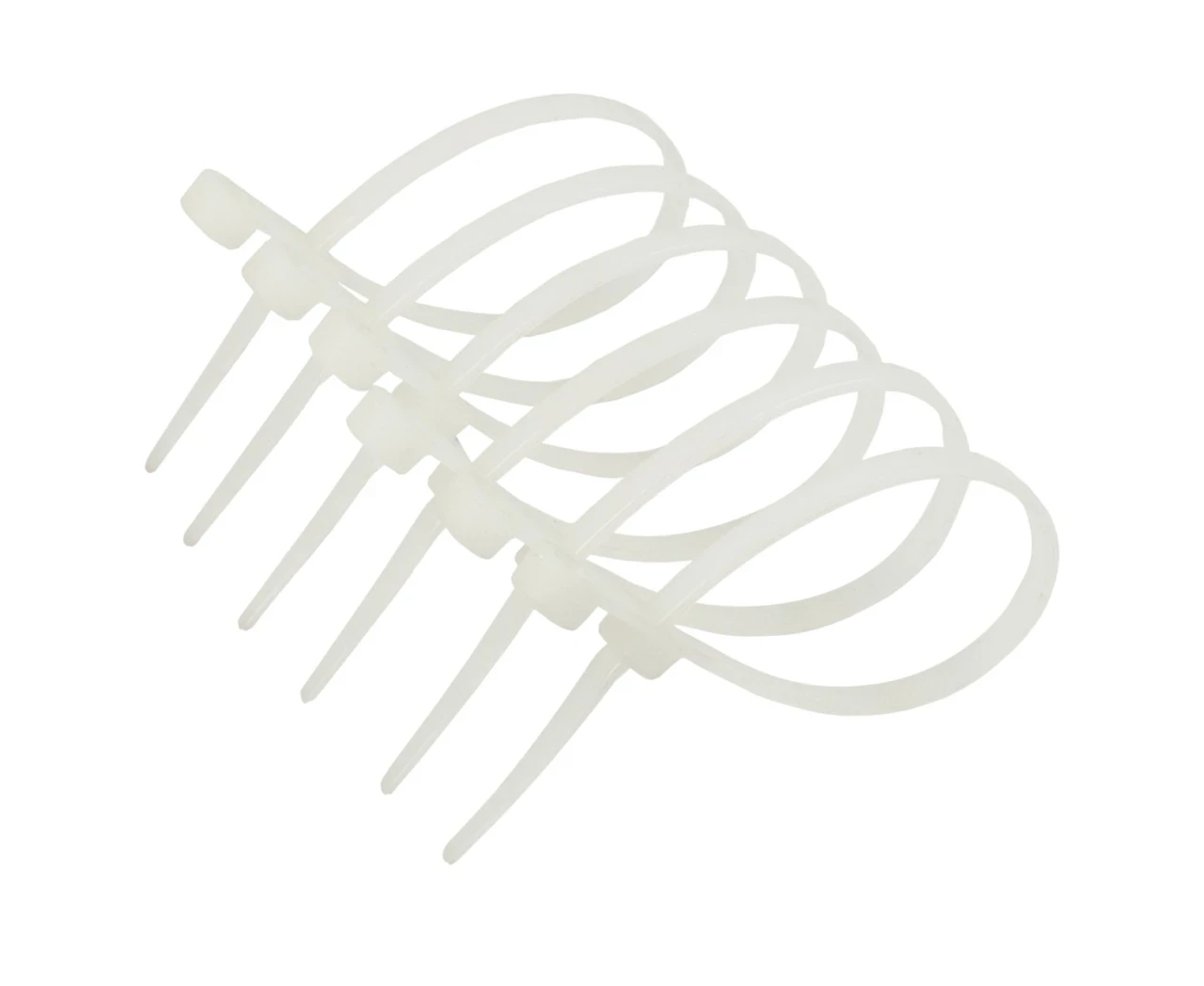 Стяжка для кабеля с монтажным кольцом 3,6х150 мм Белый (2412847871) - фото 2 Стяжка для кабеля с монтажным кольцом 3,6х150 мм Белый (2412847871) - фото 2