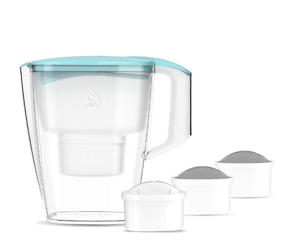 Фільтр-глечик DAFI Start та 3 картриджі DAFI Unimax М'ятний (8232172)