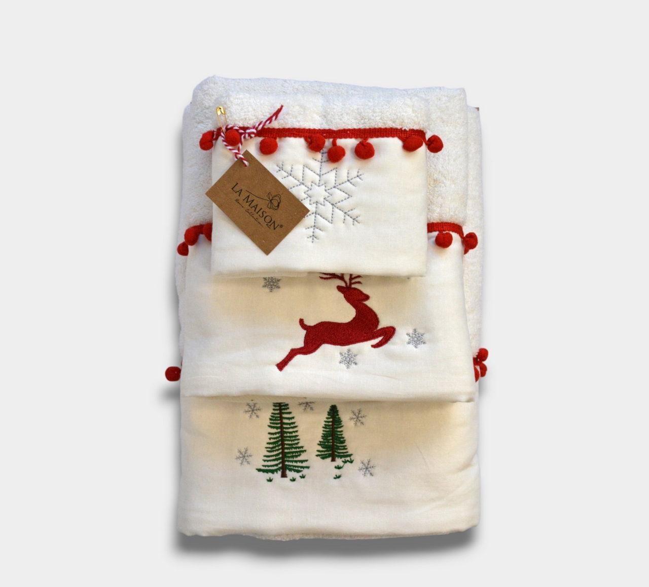 Подарунковий набір рушників La Maison d'Armorine 3 шт. Regy (29658347) - фото 4