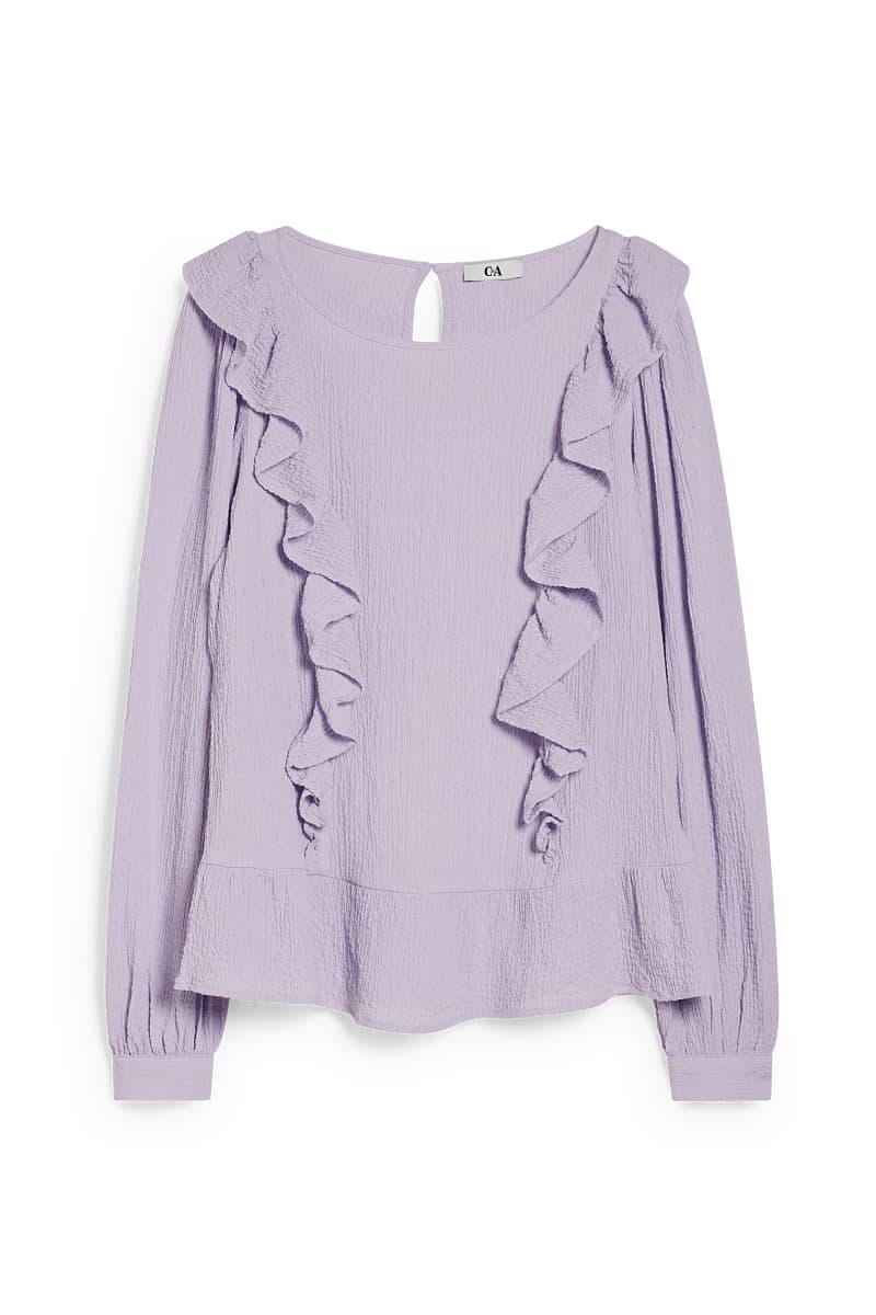 Блуза C&A р. 42 Бузковий (775102161282)