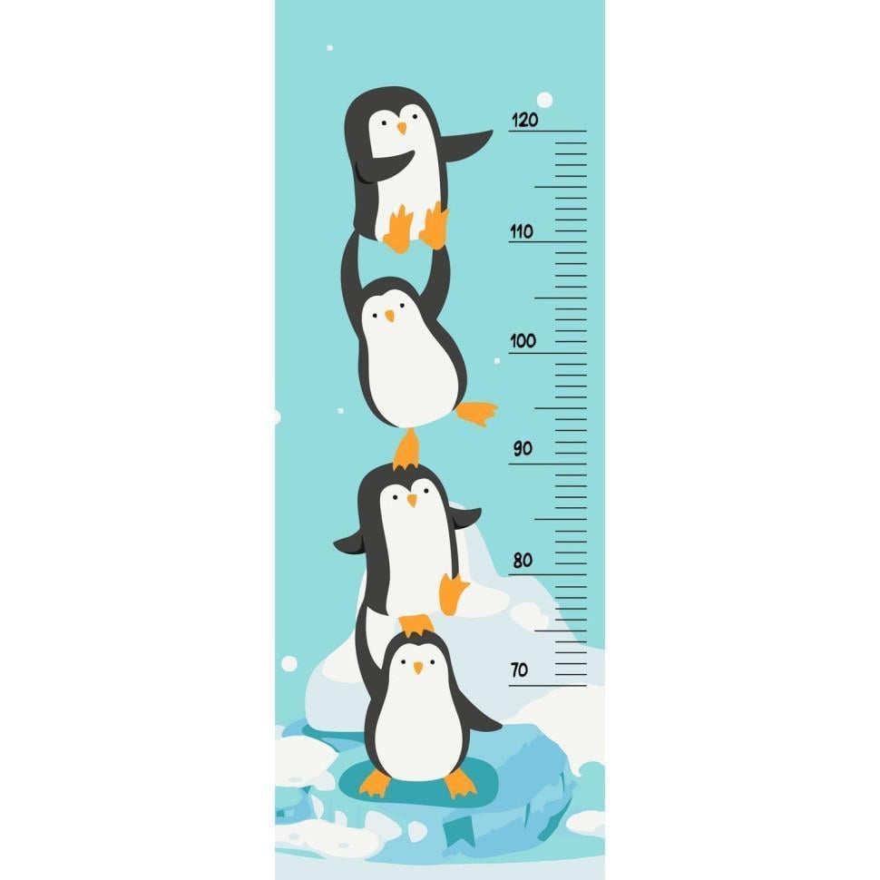 Картина по номерам Ideyka Пингвинчики 40x80 см Разноцветный (PM-194-K-1318)