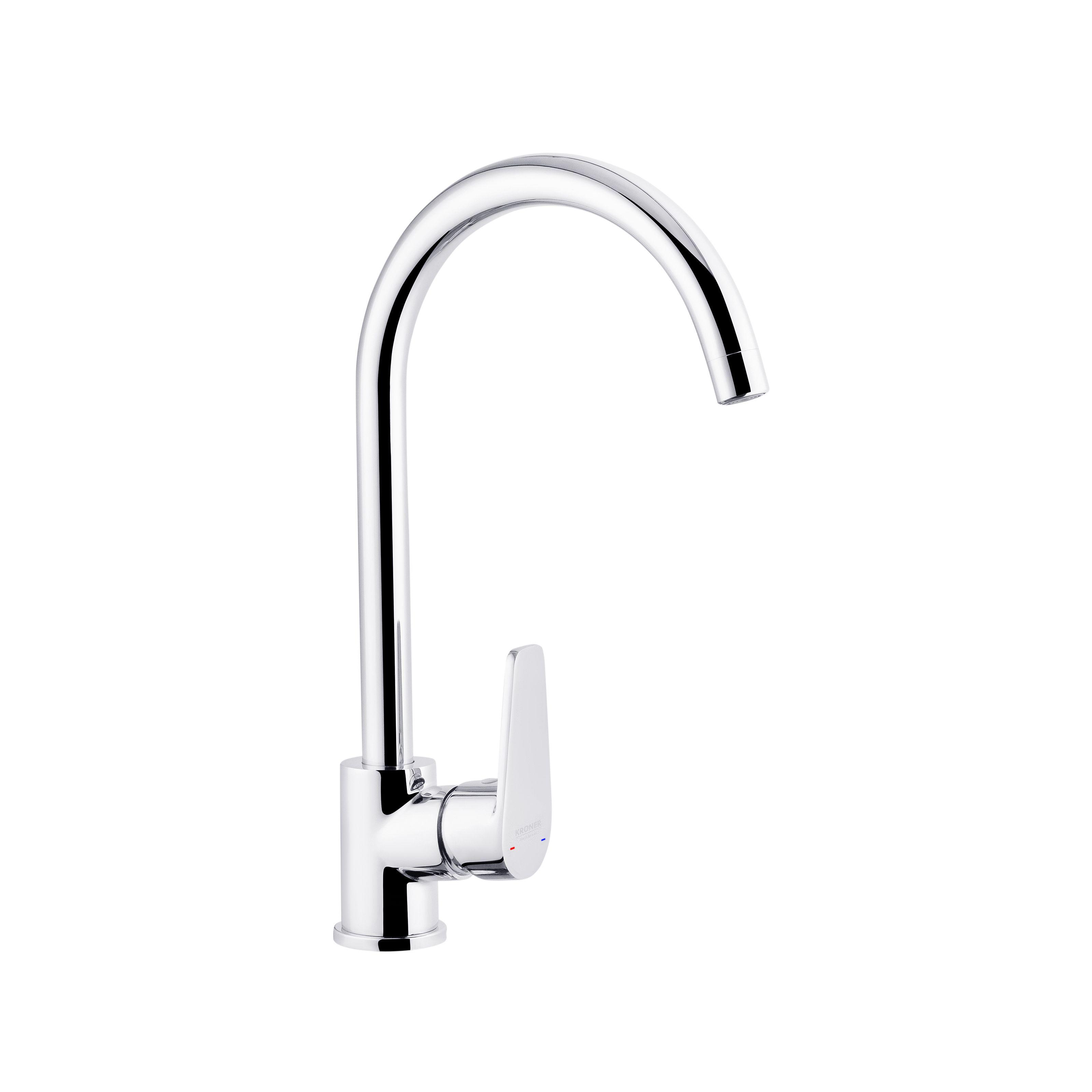 Смеситель для кухни KRONER Brocken-C030 CV023600 однорычажный Хром (137647)