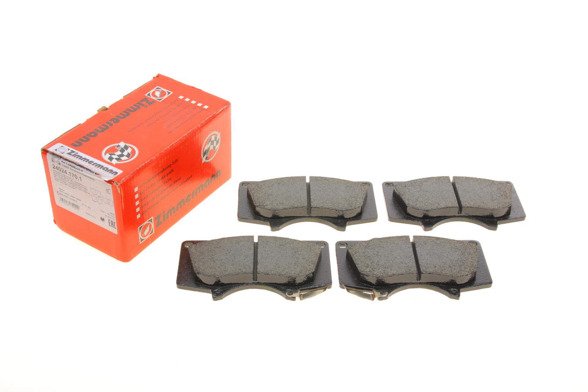 Колодки тормозные передние ZIMMERMANN 24024.170.1 Toyota Land Cruiser 02-/Mitsubishi Pajero IV 06- Sumitomo Колодки тормозные передние ZIMMERMANN 24024.170.1 Toyota Land Cruiser 02-/Mitsubishi Pajero IV 06- Sumitomo