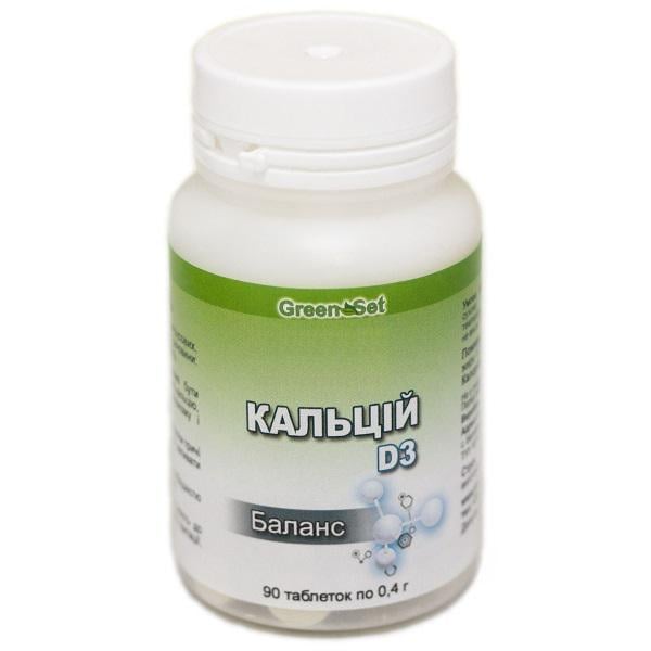 Кальций для костей Green Set Кальций D3 Баланс 90 табл. (000024045)