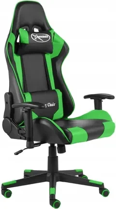 Компьютерное кресло геймерское vidaXL Green (20493)