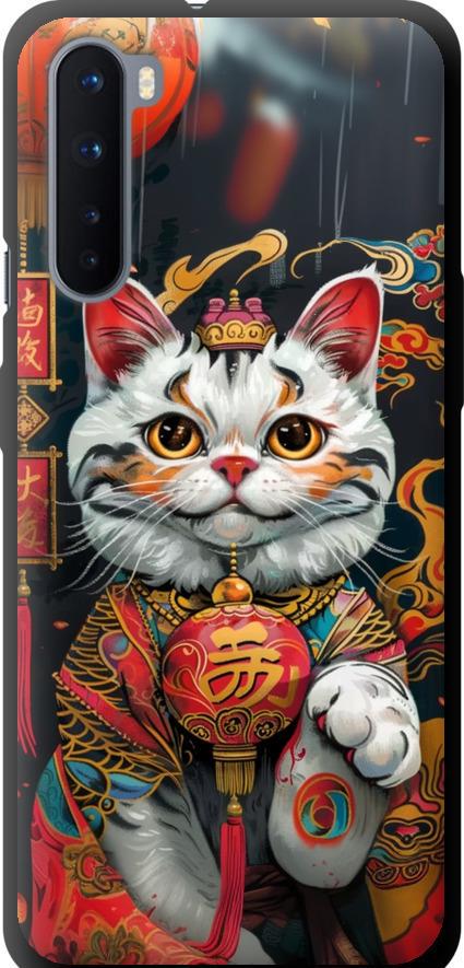 Чехол на OnePlus Nord China Cat v2 (6135b-2046-42517)