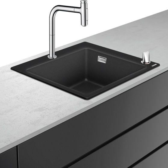 Мойка кухонная Hansgrohe COMBI C51-F450-06 Сombi 560x510 Select со смесителем Chrome (43217000)