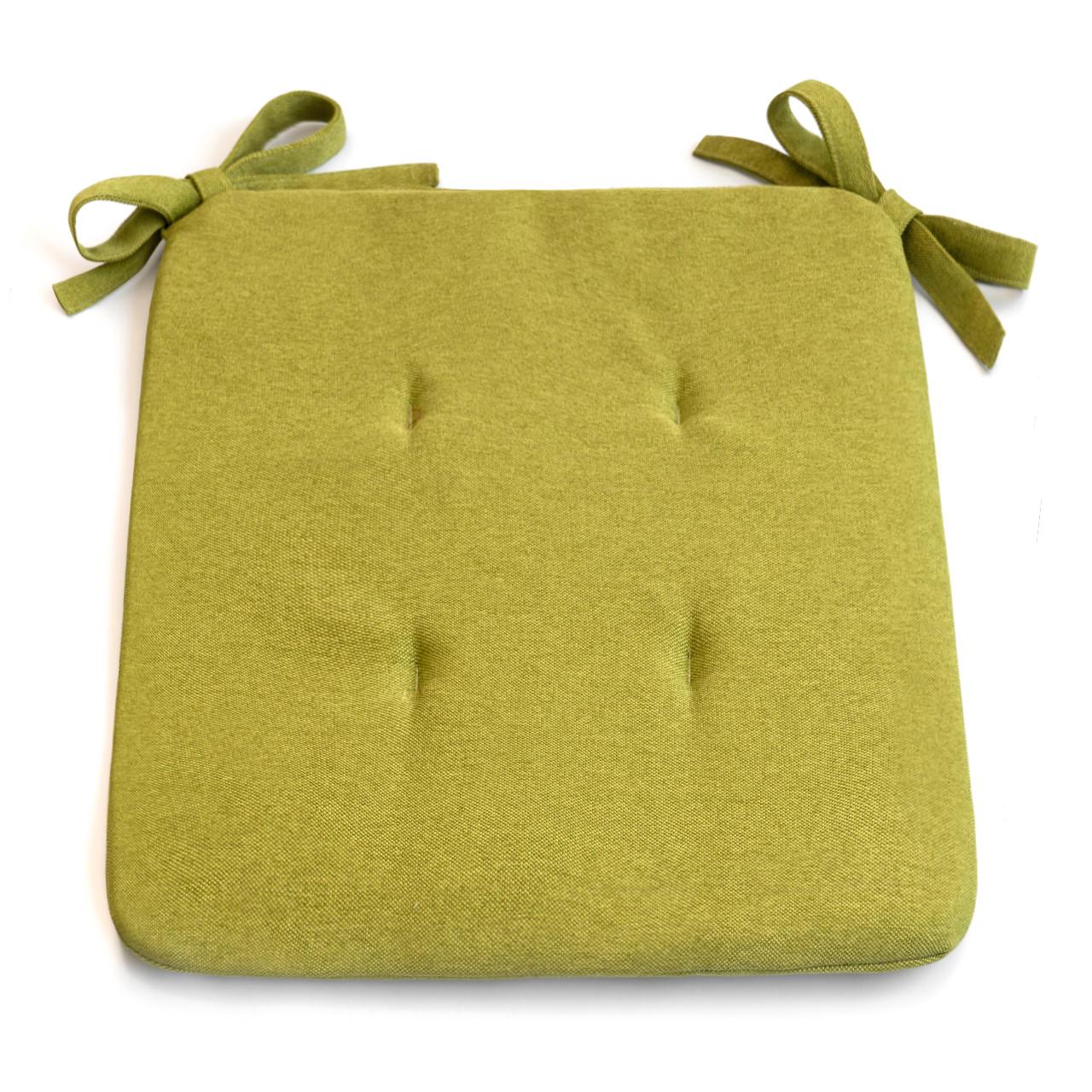 Подушка для стула/кресла/табурета 42х48х2 см Салатовый (1474610802) - фото 1