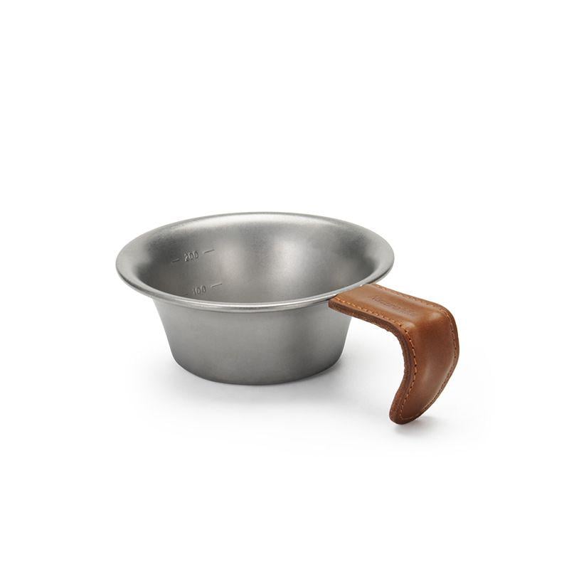 Ковш с деревяной ручкой Naturehike NH21SJ002 300 мл Grey (6927595785751)