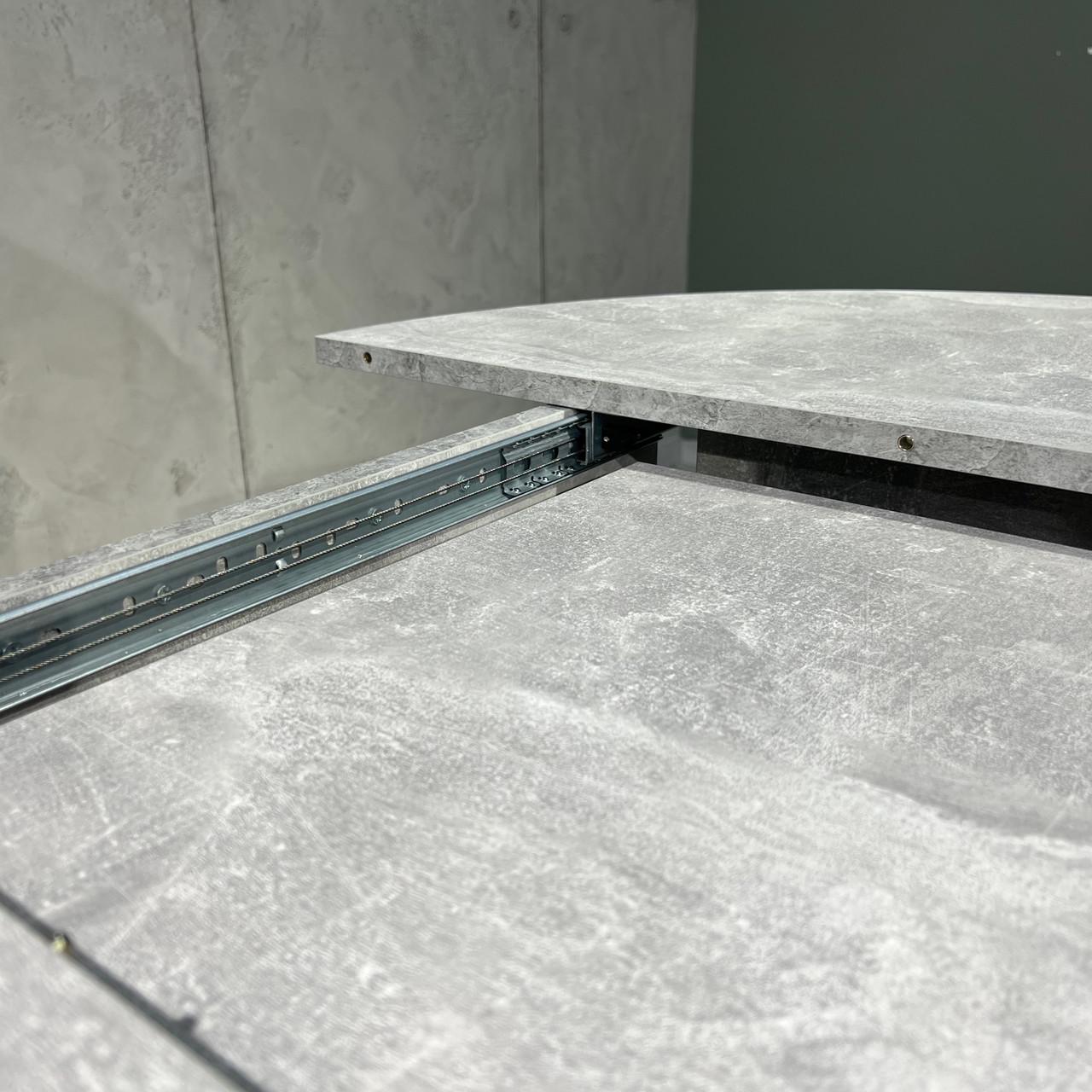 Обідній стіл овальний розсувний LITE D800 Індастріал/Білий (УТП016860) - фото 5 Обідній стіл овальний розсувний LITE D800 Індастріал/Білий (УТП016860) - фото 5