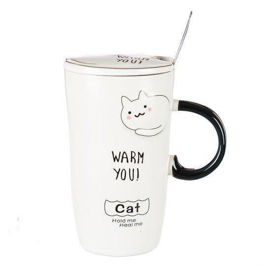 Чашка керамічна Elisey Котогрейка 13,5 см (0493JH)