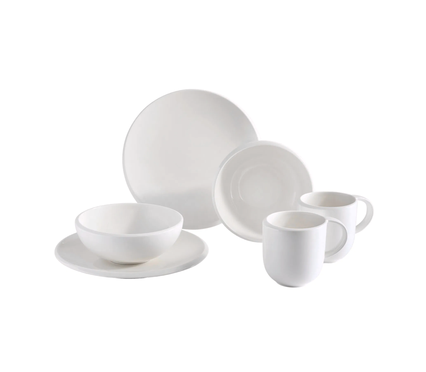 Набор столовой посуды для завтрака Villeroy & Boch NewMoon 6 предметов 1042649071 New Moon