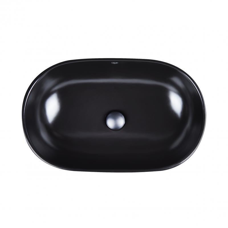 Раковина-чаша Q-tap с донным клапаном Leo Matt Black  QT1111A028MB