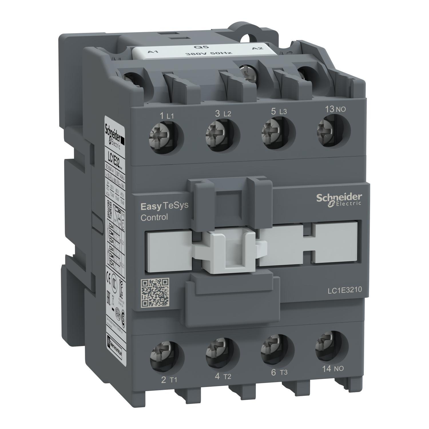 Контактор-пускатель Schneider Electric Easy TeSys 32А 380 В 1NO (LC1E3210Q5)