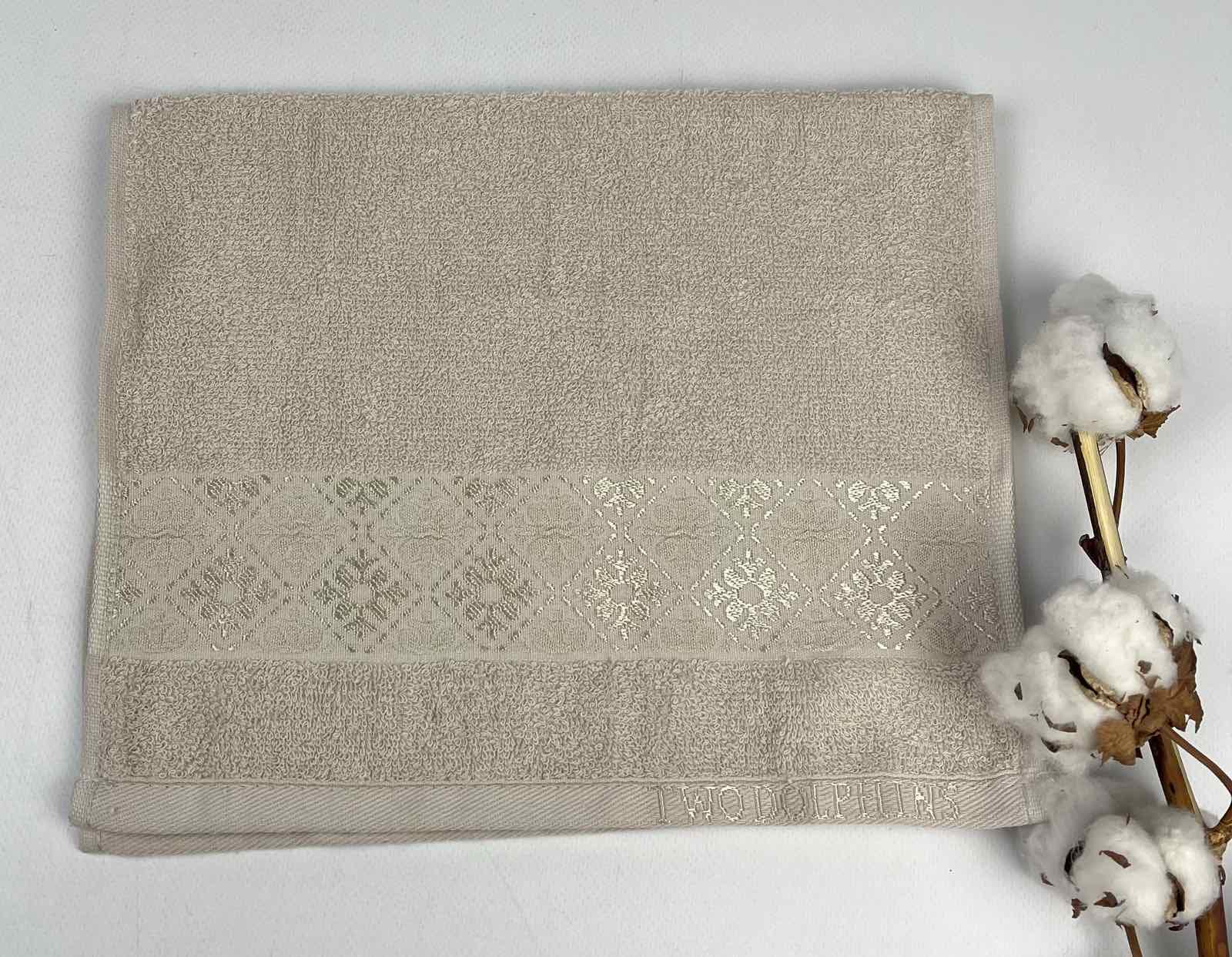 Полотенце Two Dolphins Classic Cotton Thema A106 30х50 см Кремовый (CN31048)